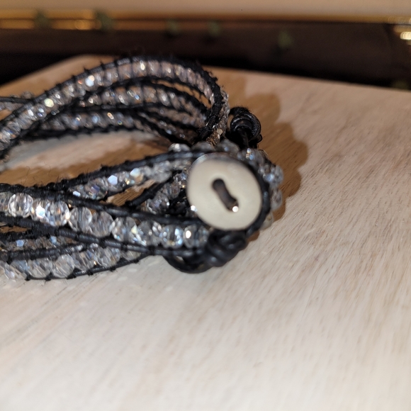 RARE-Vintage❤️✅️ Victoria Emerson-Natural Stone Wrap around bracelet & necklace - Picture 4 of 5